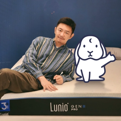 Avery Wang體驗lunio乳膠床墊
