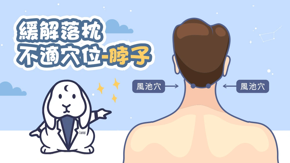 落枕舒緩頸部穴道